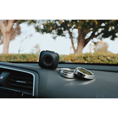 GekoGear Orbit 122 Full HD 1080p Dash Cam with 2" LCD Screen & Blind Spot Mirrors - Only at Best Buy
