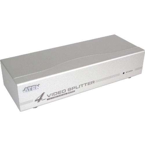 ATEN 4-PORT VIDEO SPLITTER W/120V