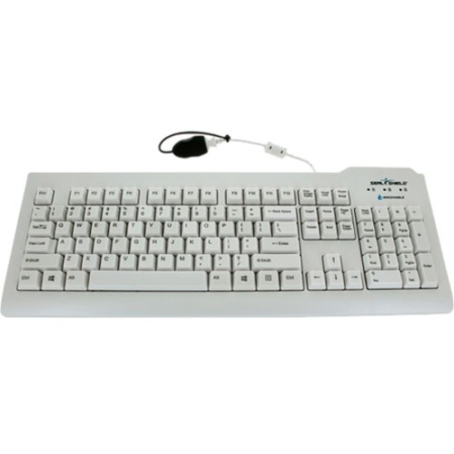 SEAL SHIELD  Keyboard USB Medical Grd Antimicro Wht (Sswksv207)