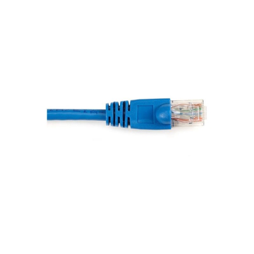 BLACK BOX CAT6 MOLDED BOOT PATCH BLUE 25FT