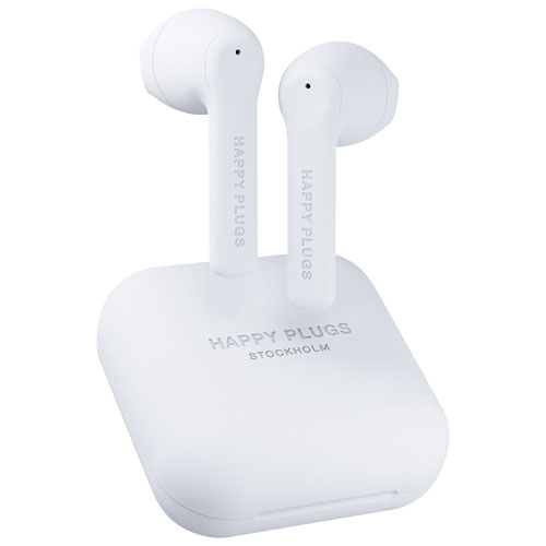 Happy Plugs Air 1 Go In-Ear Truly Wireless Headphones - White