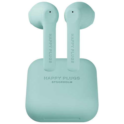 Écouteurs boutons 100 % sans fil Air 1 Go de Happy Plugs - Menthe