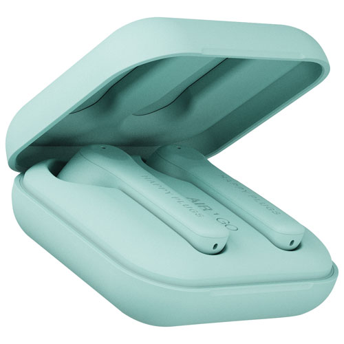 Écouteurs boutons 100 % sans fil Air 1 Go de Happy Plugs - Menthe