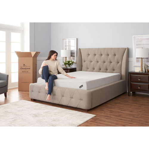 Beautyrest 8" Gel Memory Foam Mattress In A Box - Queen