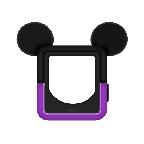 Image 1 of 5.. Navor Soft Silicone Protective Case Compatible with Apple Watch 44mm-Series 4 with Mickey Mouse ears