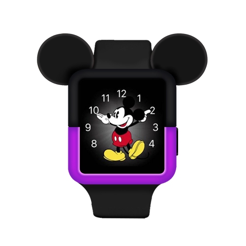 Navor Soft Silicone Protective Case Compatible with Apple Watch 44mm-Series 4 with Mickey Mouse ears
