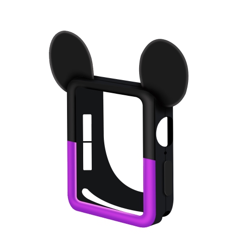 Navor Soft Silicone Protective Case Compatible with Apple Watch 44mm-Series 4 with Mickey Mouse ears