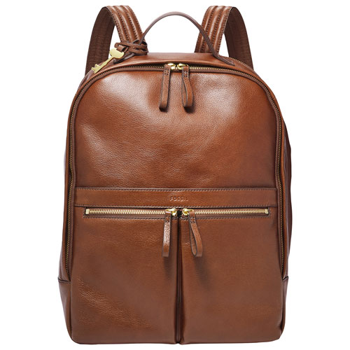 Fossil Tess 15 Laptop Leather School Backpack Brown Best Canada - Brown Leather Backpack Canada Fossil Tess 15 Laptop Leather School Backpack Brown Best Canada - Brown Leather Backpack Canada