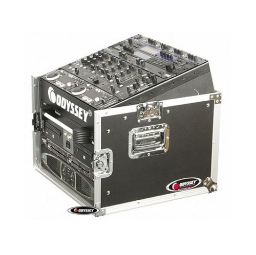 ODYSSEY  Fz1006 Pro Combo Rack Flight Case - 10U Top, 6U Bottom