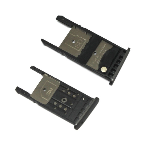 Replacement Sim Card + MicroSD Tray Compatible With Motorola Moto G5 XT1670 - Grey