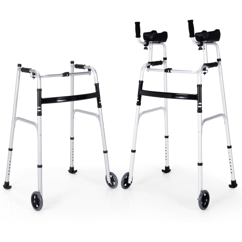 Folding Walking Frame with Wheels