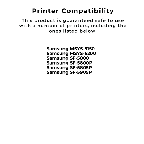 Zoomtoner compatible SAMSUNG SF-5800D5 Cartouche de toner laser