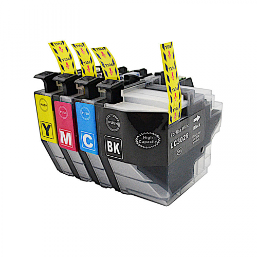 Zoomtoner Compatible BROTHER LC3029 Extra High Yield Ink / Inkjet Cartridge Set Black Cyan Magenta Yellow