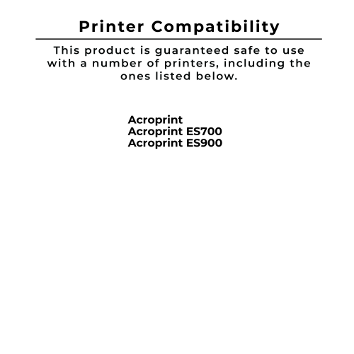 Zoomtoner Compatible Acroprint ES700 ES900 175 Time Recorder Clock Ribbon