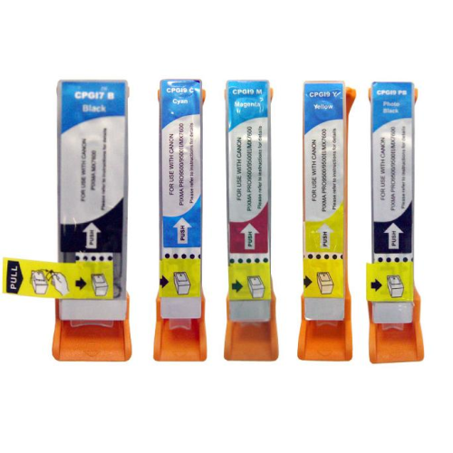 ZOOMTONER  Compatible Canon Mx7600 Set Ink / Inkjet Cartridge Set Black Photo Black Cyan Magenta In Yellow