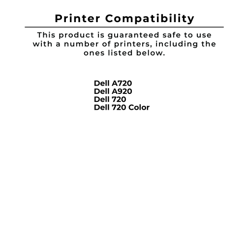 Zoomtoner Compatible DELL T0529 Ink / Inkjet Cartridge Black