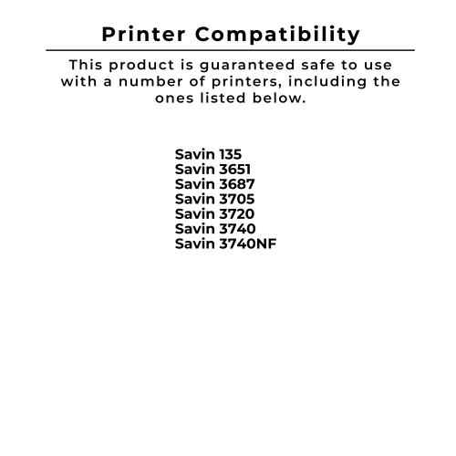 Zoomtoner Compatible SAVIN 430223 / Type 135 Laser Toner Cartridge