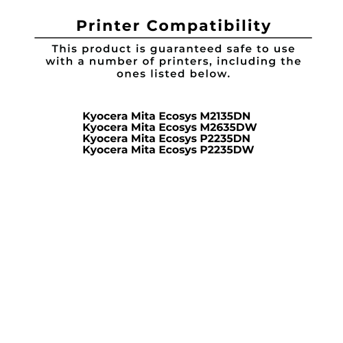 Zoomtoner Compatible KYOCERA / MITA TK1152 Laser Toner Cartridge Black