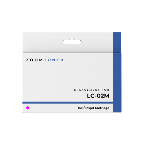 Zoomtoner Compatible BROTHER LC02M Ink / Inkjet Cartridge Magenta