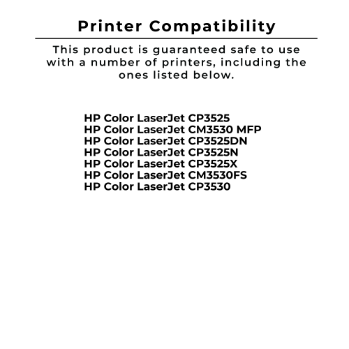 Zoomtoner Compatible HP CE251A Laser Toner Cartridge Cyan