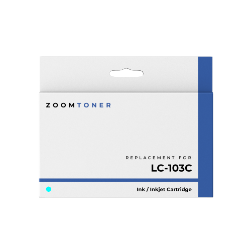 Zoomtoner Compatible BROTHER LC103C Ink / Inkjet Cartridge Cyan High Yield