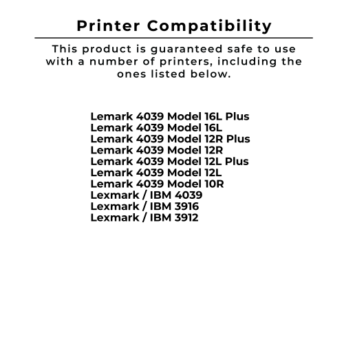 Zoomtoner Compatible MICR LEXMARK / IBM 1380950 Laser Toner Cartridge