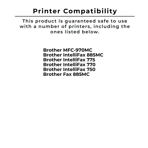 Zoomtoner Compatible BROTHER PC302RF x2 Thermal Transfer Ribbons
