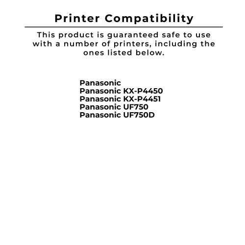 Zoomtoner Compatible PANASONIC KX-PDM1 Laser Toner Cartridge