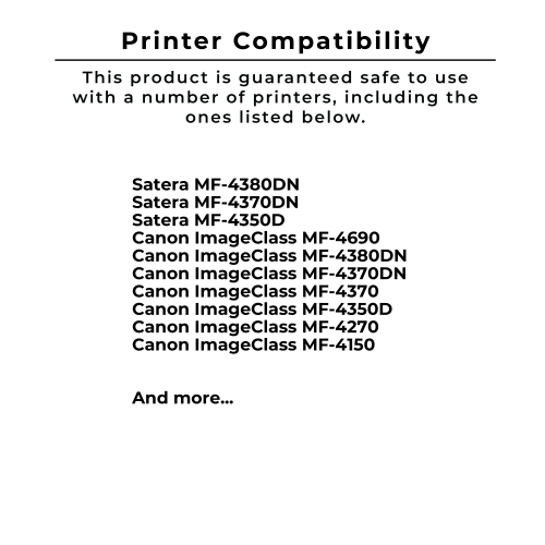 Zoomtoner Compatible PACK of 4-CANON 104 Laser Toner Cartridge