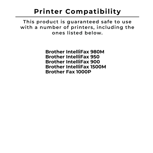 Zoomtoner Compatible BROTHER PC92RF x2 Thermal Transfer Ribbons