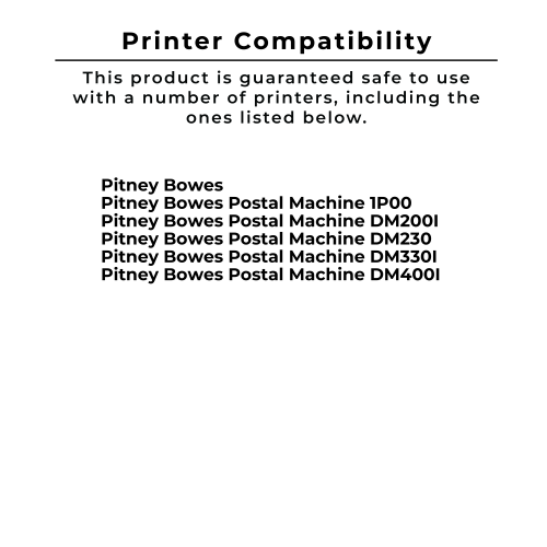 Cartouche d’encre noire PITNEY BOWES 765-3 compatible avec Zoomtoner
