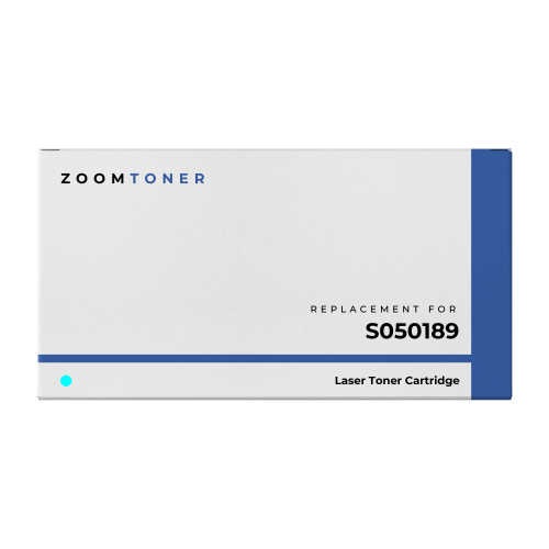 Zoomtoner Compatible EPSON S050189 Laser Toner Cartridge Cyan