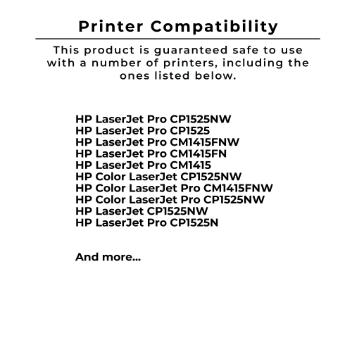 Zoomtoner Compatible HP CE321A 128A Laser Toner Cartridge Cyan