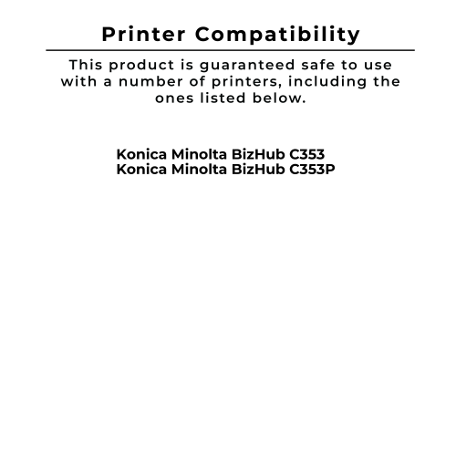 Zoomtoner Compatible KONICA / MINOLTA TN314Y Laser Toner Cartridge Yellow