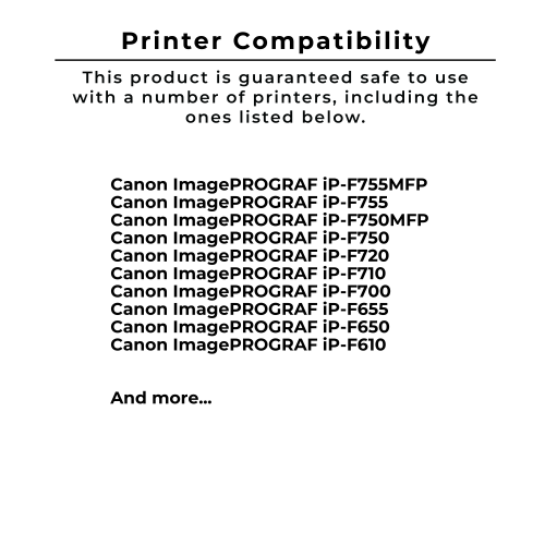 Zoomtoner Compatible CANON PFI-102C Ink / Inkjet Cartridge Cyan