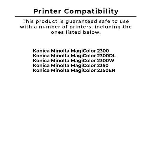 Zoomtoner Compatible KONICA / MINOLTA 1710517-008 Laser Toner Cartridge Cyan