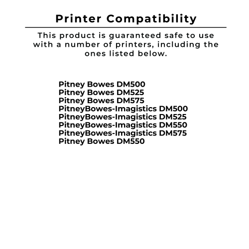 Cartouche d’encre/jet d’encre PITNEY BOWES 621-1/620-1 compatible avec Zoomtoner