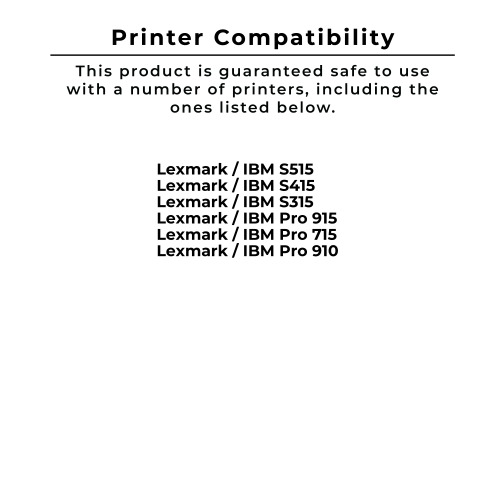 Ensemble de cartouches d’encre/jet D’encre compatibles LEXMARK 150XL de Zoomtoner noir, cyan, magenta, jaune