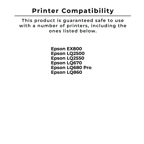 Zoomtoner Compatible EPSON 7762 Ribbon Cartridge