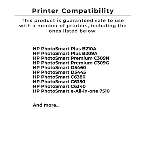 Zoomtoner Compatible HP CB322WN Ink / Inkjet Cartridge Photo Black