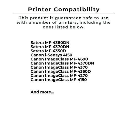 Zoomtoner Compatible PACK of 2-CANON 104 Laser Toner Cartridge