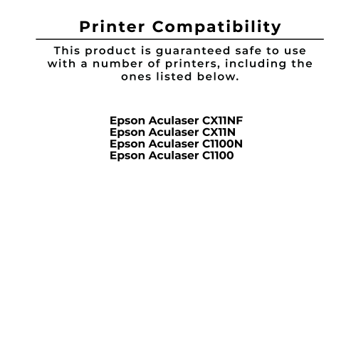 Cartouche de toner laser Epson S050188 compatible avec Zoomtoner, magenta
