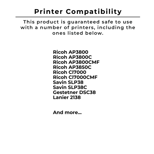 Zoomtoner Compatible RICOH 888036 Laser Toner Cartridge Magenta
