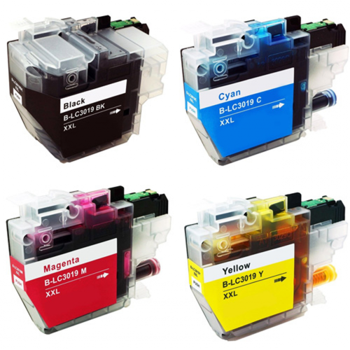 Zoomtoner Compatible BROTHER LC3019 Extra High Yield Ink / Inkjet Cartridge Set Black Cyan Magenta Yellow