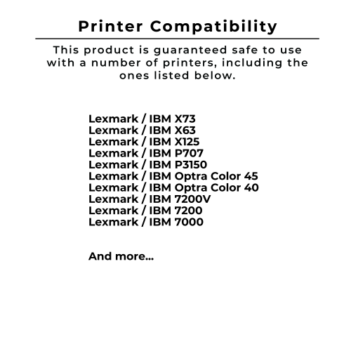 Compatible avec les imprimantes LEXMARK 12A1990 no 90 à jet d’encre et à jet d’encre tricolore