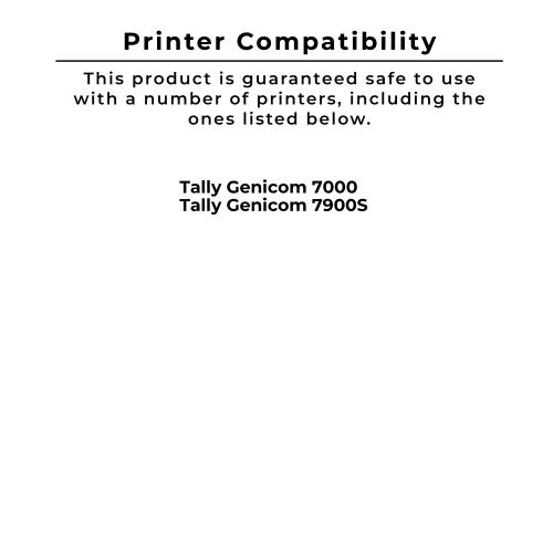 Zoomtoner Compatible Genicom Tally 12A0603 Laser Toner Cartridge