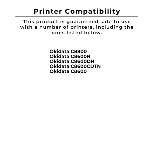 Zoomtoner Compatible OKIDATA 43487736 Laser Toner Cartridge Black