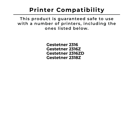 Cartouche d’encre en poudre noire compatible avec Gestetner 2960593 de Zoomtoner