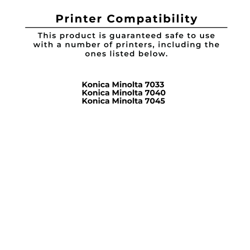 Zoomtoner Compatible KONICA / MINOLTA PCUA 950-414 Laser Toner Cartridge Black