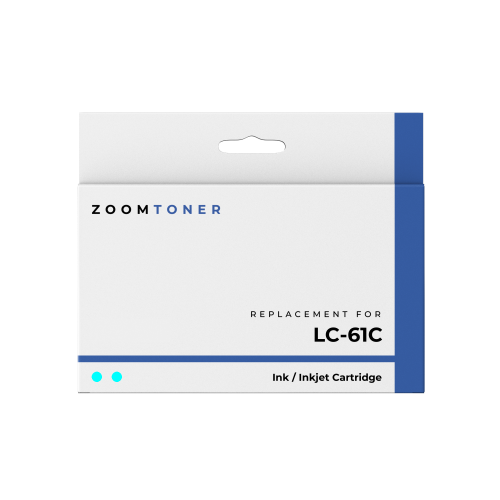Zoomtoner Compatible BROTHER LC61C Ink / Inkjet Cartridge Cyan
